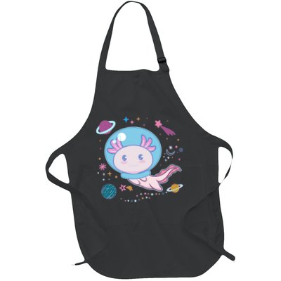 Cute Space Galaxy Astronaut Axolotl Apron