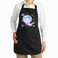 Cute Space Galaxy Astronaut Axolotl Apron