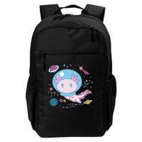 Cute Space Galaxy Astronaut Axolotl Backpack