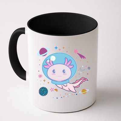 Cute Space Galaxy Astronaut Axolotl Mug