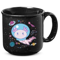 Cute Space Galaxy Astronaut Axolotl 15oz Campfire Ceramic Mug
