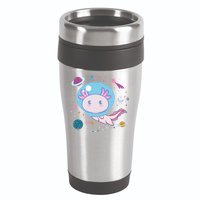 Cute Space Galaxy Astronaut Axolotl 16oz Travel Tumbler