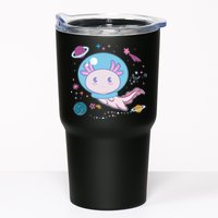 Cute Space Galaxy Astronaut Axolotl Tumbler