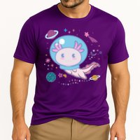 Cute Space Galaxy Astronaut Axolotl Performance Shirt