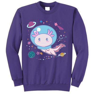 Cute Space Galaxy Astronaut Axolotl Sweatshirt