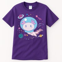Cute Space Galaxy Astronaut Axolotl Tall T-Shirt