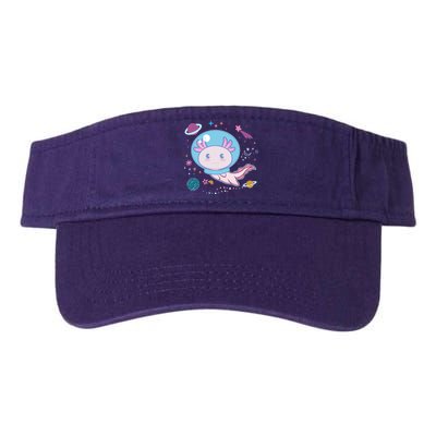 Cute Space Galaxy Astronaut Axolotl Visor