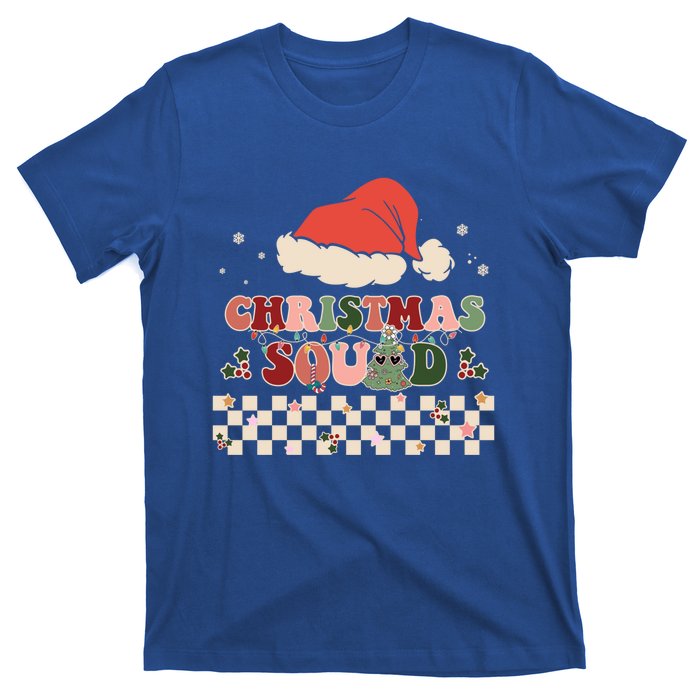 Christmas Squad Groovy Family Matching Xmas Holiday Pajama Gift T-Shirt