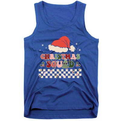 Christmas Squad Groovy Family Matching Xmas Holiday Pajama Gift Tank Top