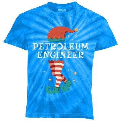 Christmas Santa Gnome Xmas Petroleum Engineer Gift Kids Tie-Dye T-Shirt