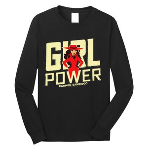 Carmen Sandiego Girl Power Long Sleeve Shirt