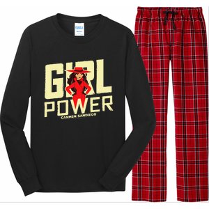 Carmen Sandiego Girl Power Long Sleeve Pajama Set