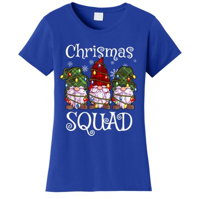 Christmas Squad Gnomies Christmas Gnome Family Matching Pjs Gift Women's T-Shirt