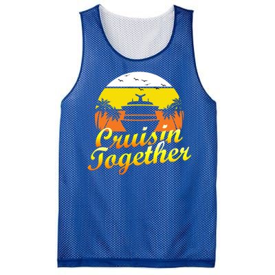 Cruise Ship Group Vacation Cruisin Together Gift Mesh Reversible Basketball Jersey Tank