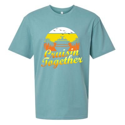 Cruise Ship Group Vacation Cruisin Together Gift Sueded Cloud Jersey T-Shirt