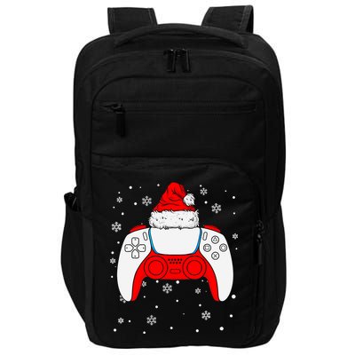 Christmas Santa Gamer Controller Boys Teens Gaming Xmas Impact Tech Backpack