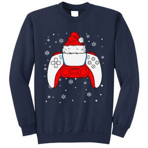 Christmas Santa Gamer Controller Boys Teens Gaming Xmas Sweatshirt