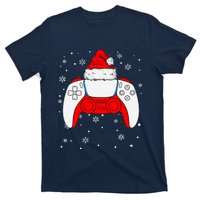 Christmas Santa Gamer Controller Boys Teens Gaming Xmas T-Shirt