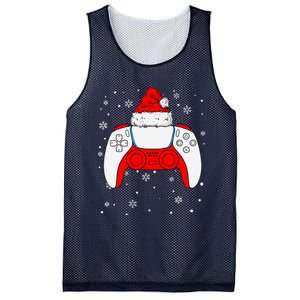 Christmas Santa Gamer Controller Boys Teens Gaming Xmas Mesh Reversible Basketball Jersey Tank