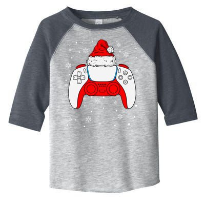 Christmas Santa Gamer Controller Boys Teens Gaming Xmas Toddler Fine Jersey T-Shirt