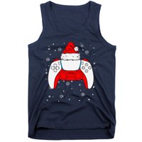 Christmas Santa Gamer Controller Boys Teens Gaming Xmas Tank Top