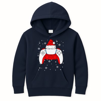 Christmas Santa Gamer Controller Boys Teens Gaming Xmas Kids Hoodie