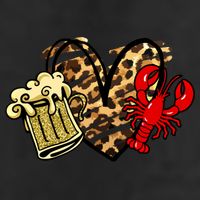 Crawfish Season Gift 7 Panel Mesh Trucker Snapback Hat