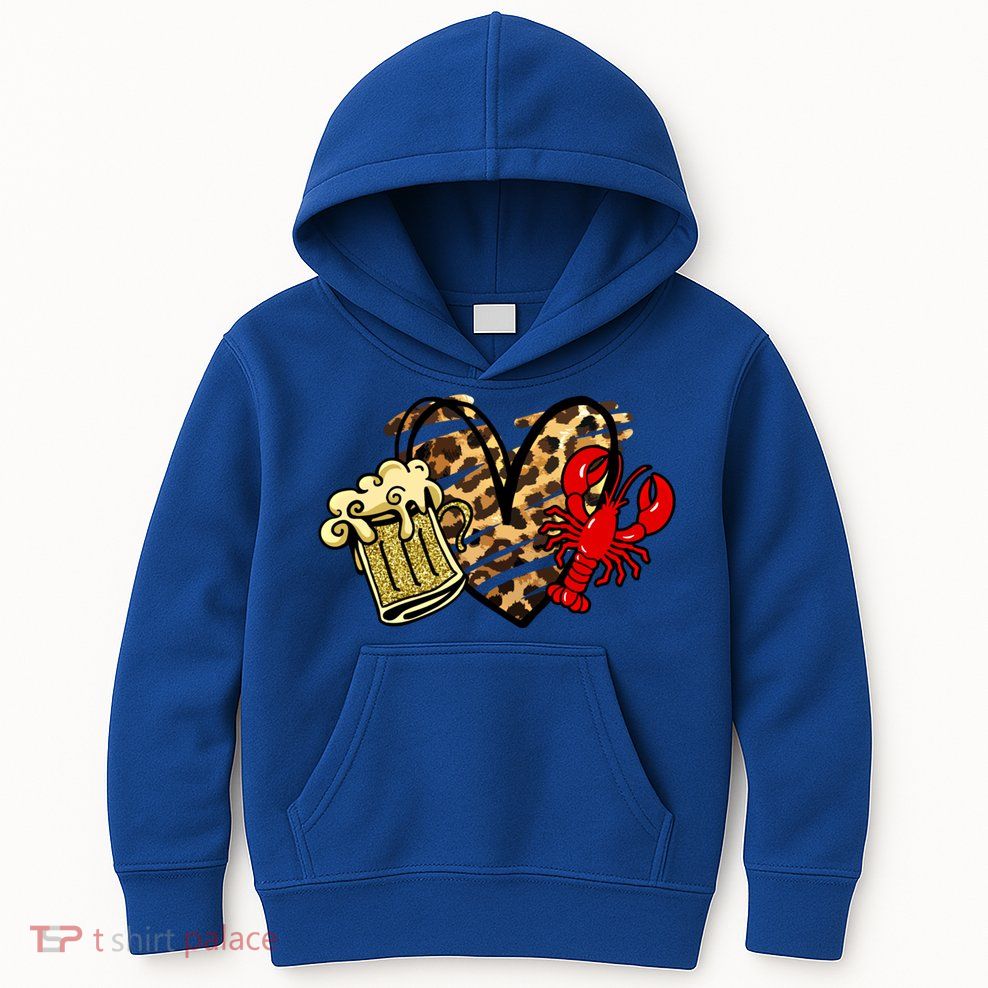 Crawfish Season Gift Kids Hoodie