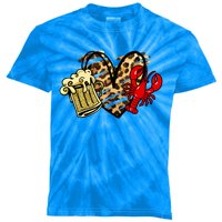 Crawfish Season Gift Kids Tie-Dye T-Shirt