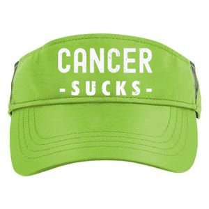 Cancer Sucks Gift Hooded Cancer Gift Adult Drive Performance Visor