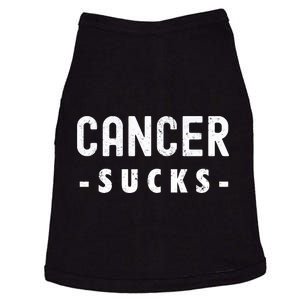 Cancer Sucks Gift Hooded Cancer Gift Doggie Tank