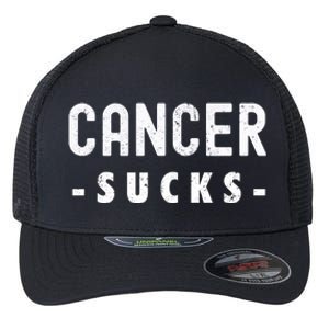 Cancer Sucks Gift Hooded Cancer Gift Flexfit Unipanel Trucker Cap