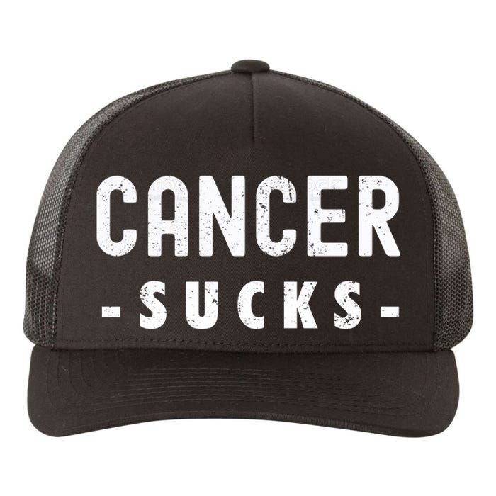 Cancer Sucks Gift Hooded Cancer Gift Yupoong Adult 5-Panel Trucker Hat