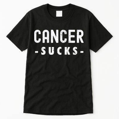 Cancer Sucks Gift Hooded Cancer Gift Tall T-Shirt