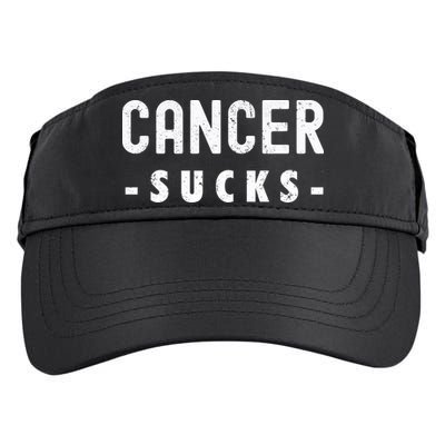 Cancer Sucks Gift Hooded Cancer Gift Adult Drive Performance Visor