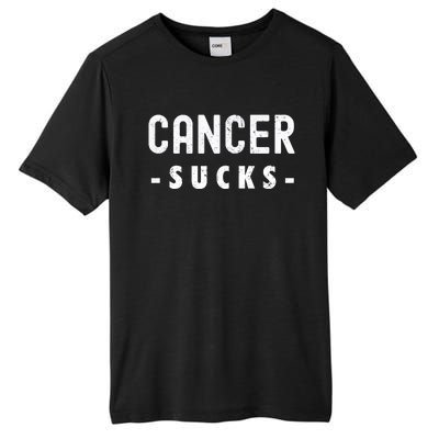 Cancer Sucks Gift Hooded Cancer Gift Tall Fusion ChromaSoft Performance T-Shirt