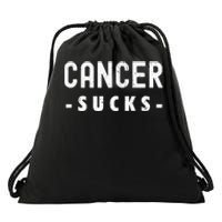 Cancer Sucks Gift Hooded Cancer Gift Drawstring Bag