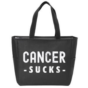 Cancer Sucks Gift Hooded Cancer Gift Zip Tote Bag