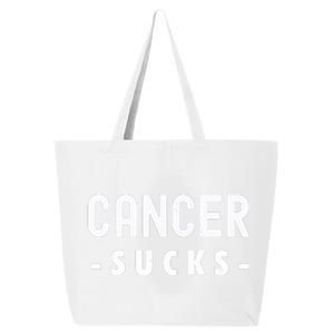 Cancer Sucks Gift Hooded Cancer Gift 25L Jumbo Tote