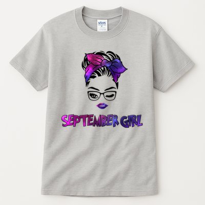 Cute September Girl Tall T-Shirt