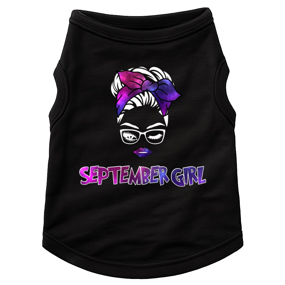 Cute September Girl Doggie Tank