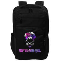 Cute September Girl Impact Tech Backpack