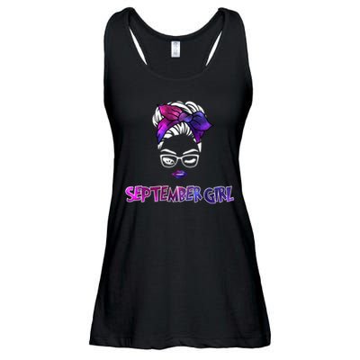 Cute September Girl Ladies Essential Flowy Tank