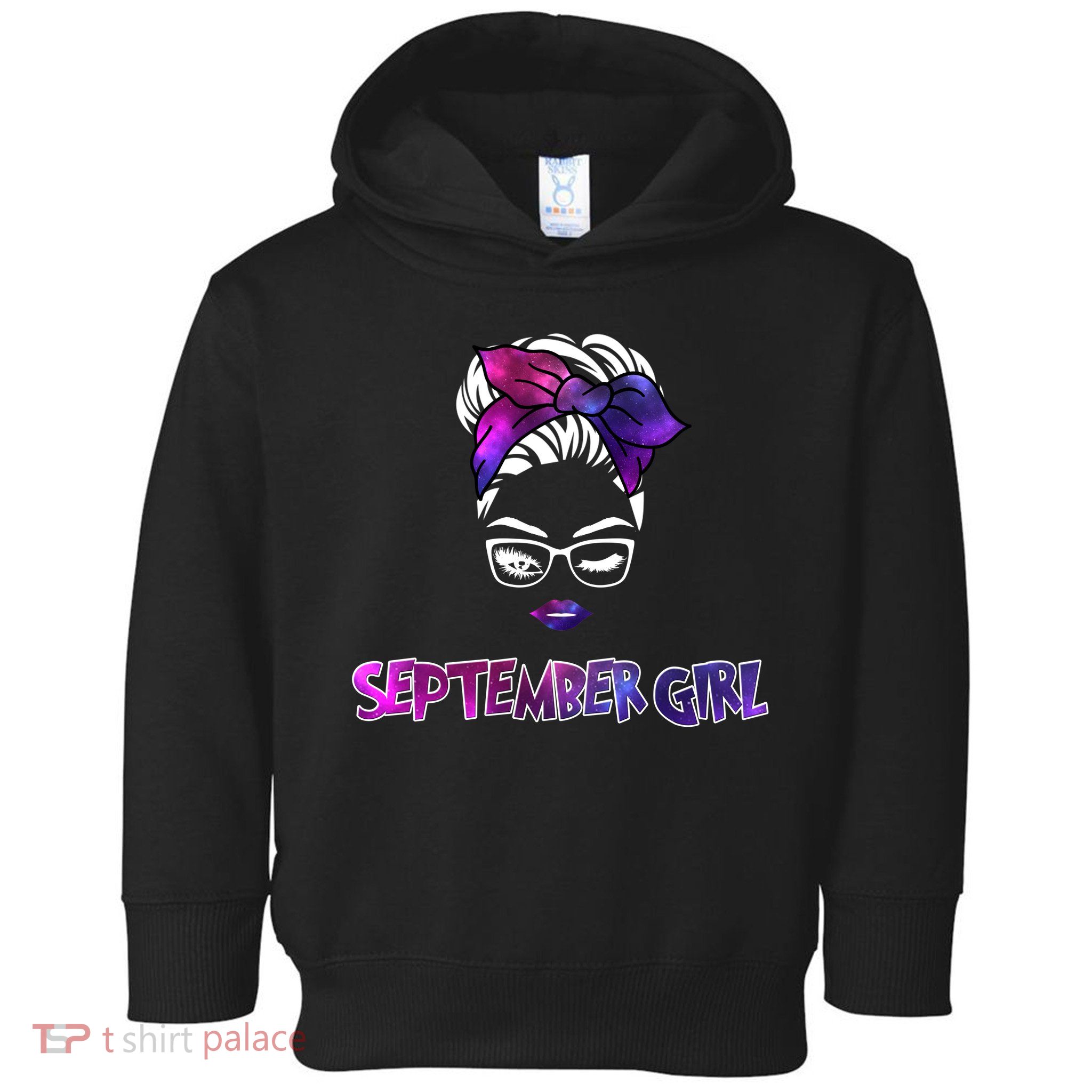 Cute September Girl Toddler Hoodie