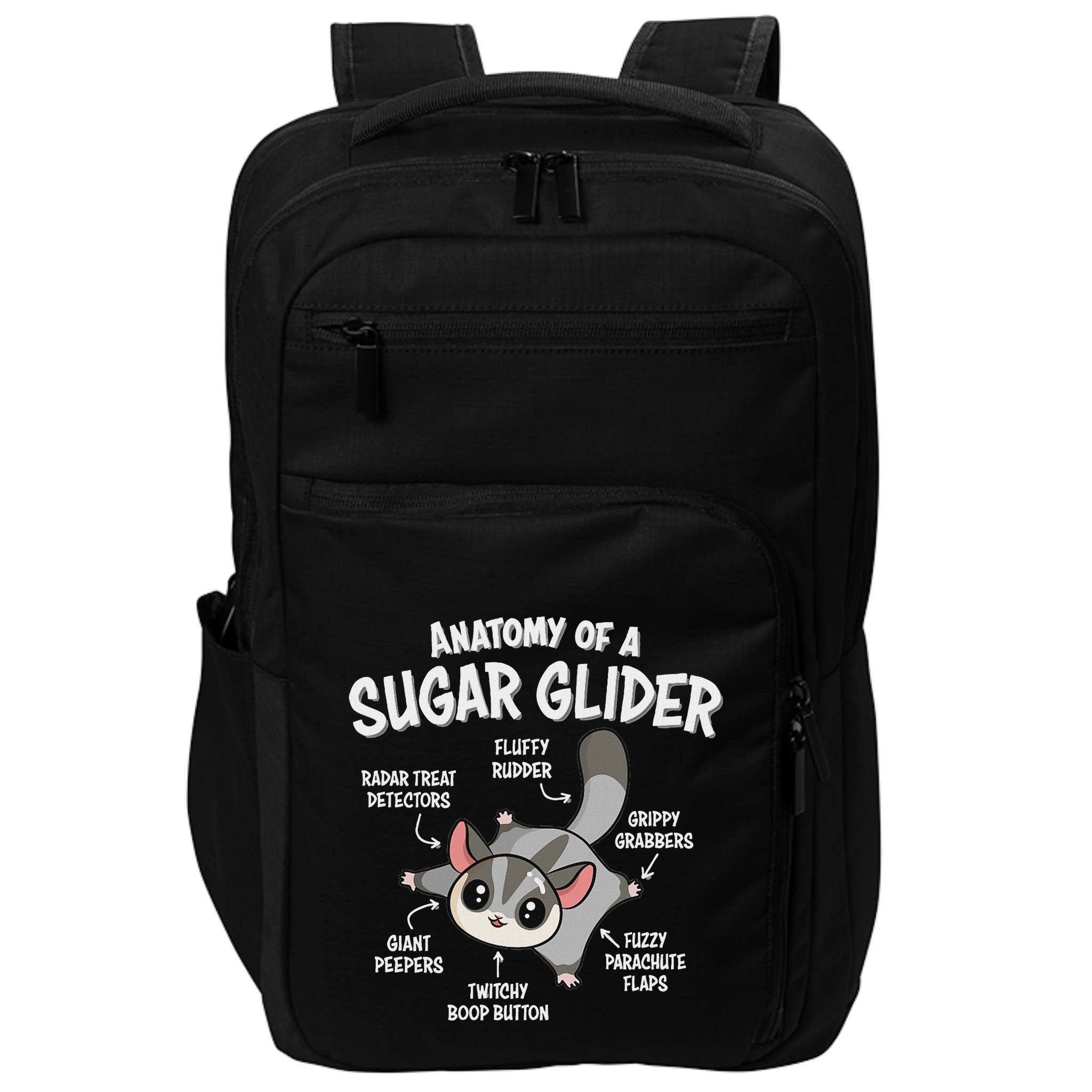 Cute Sugar Glider Lover Impact Tech Backpack