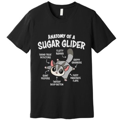 Cute Sugar Glider Lover Premium T-Shirt