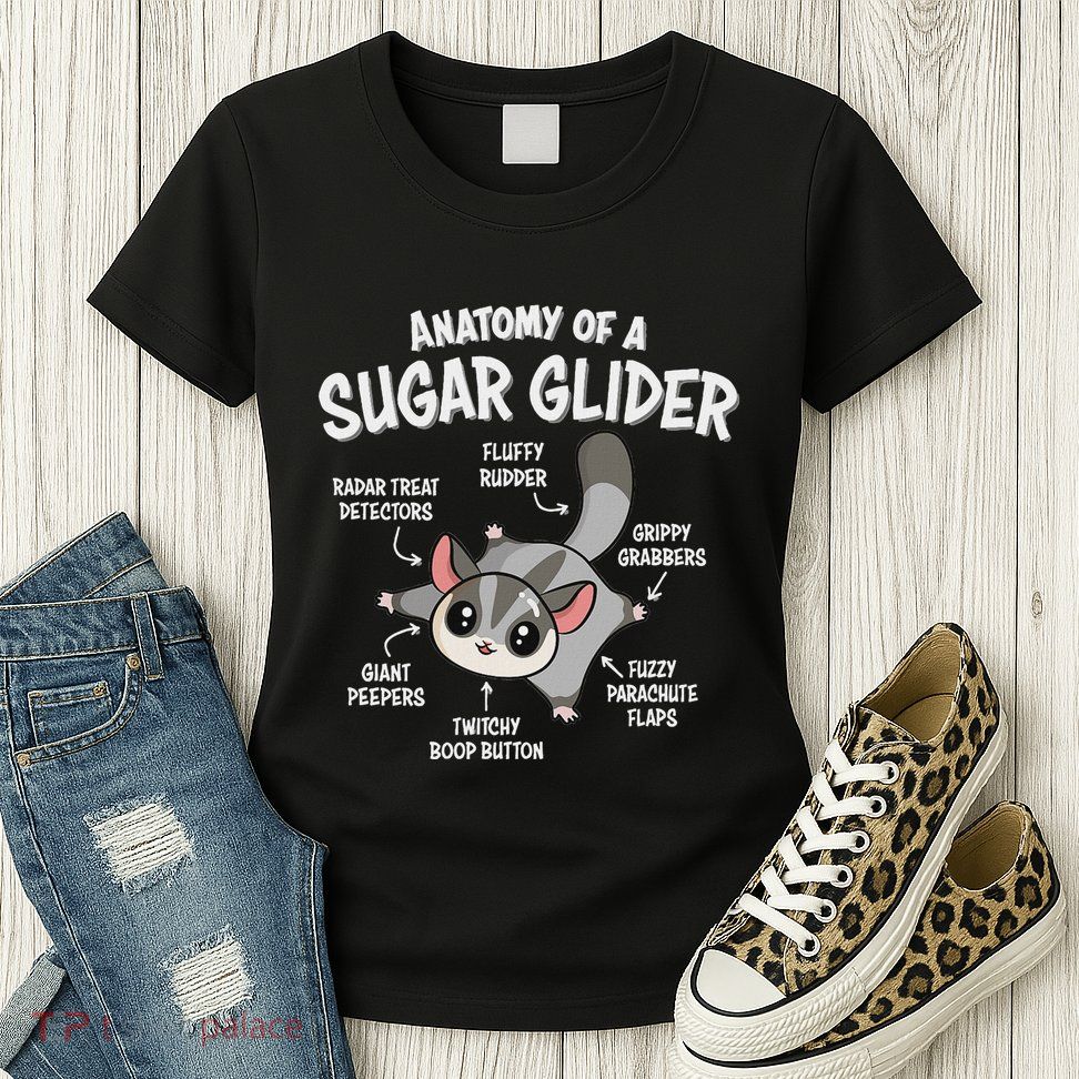 Cute Sugar Glider Lover Womens T-Shirt