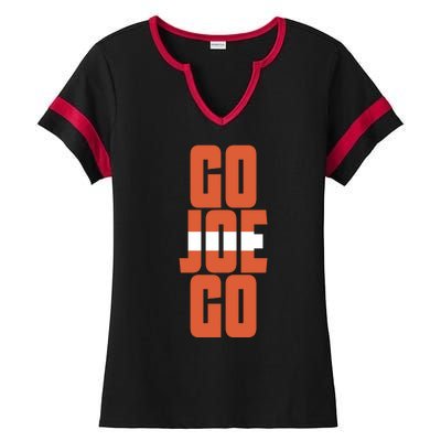 Cleveland Sundays Go Joe Go Ladies Halftime Notch Neck Tee