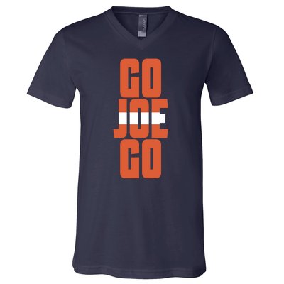 Cleveland Sundays Go Joe Go V-Neck T-Shirt