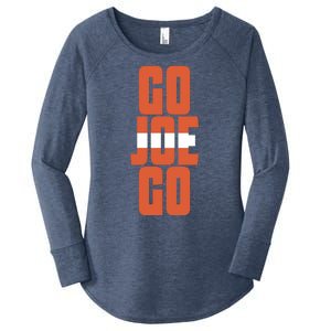 Cleveland Sundays Go Joe Go Women's Perfect Tri Tunic Long Sleeve Shirt